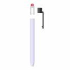 For Apple Pencil 1 AhaStyle PT180-K Stylus Retro Anti-slip Protection Case(Purple) - 1
