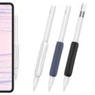 For Apple Pencil USB-C / 2  AhaStyle PT113-3 3pcs Silicone Pen Grip(White+Dark Blue+Black) - 1