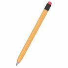 For Huawei M-Pencil 1 / 2 / 3 AhaStyle PT114-C Ultra-thin Pen Case, Color: Orange+Black Pen Cap - 1