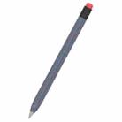 For Huawei M-Pencil 1 / 2 / 3 AhaStyle PT114-C Ultra-thin Pen Case, Color: Dark Blue+Black Pen Cap - 1