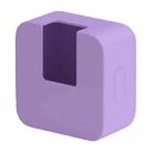 For MacBook Air 15.3 inch A2941 2023 JRC S8130 A2579 Dual C Port 35W Adapter Silicone Protective Case(Purple) - 1