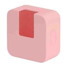For MacBook Air 15.3 inch A2941 2023 JRC S8130 A2579 Dual C Port 35W Adapter Silicone Protective Case(Pink) - 1