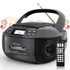 X2A Portable Cassette Player Stereo Bluetooth AM/FM/MP3 Music CD Player Tape Recorder US Plug(Black) - 1