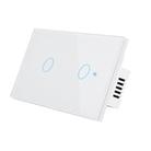 Model 120 US Gauge Graffiti Smart WIFI Single Fire Switch, Spec: 2-Gang White - 1