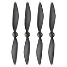 For DJI Mavic 4 Pro Drone RCSTQ Low-Noise Quick-Release Propellers Replacement Blades(Black Orange) - 1