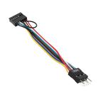 For Lenovo Motherboards In ATX Chassis Front 13 Holes To 9 Pin Cable, Length: 10cm - 1