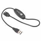 98cm USB To Small 4 Pin Booster Cable Adjustable Speed USB To 12V Case Fan Cable - 1