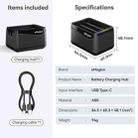 For Insta360 X5 Camera AMagisn Battery Charger Fast Charging Station For 3 Batteries Simultaneously - 4
