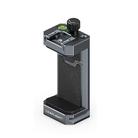 Leaplight Dual Cold Shoe All-Metal Phone Mount with 4x1/4 Inch Screw Ports & Arri Locating Holes(Gray) - 1