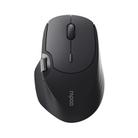 Rapoo MT560 3-Mode Wireless Bluetooth Mouse Ergonomic Desktop Laptop Mouse(Black Gray) - 1
