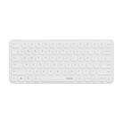 Rapoo E9050L Tri-mode Bluetooth Wireless Keyboard Silent Laptop Keyboard(White) - 1