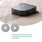 For ECOVACS Deebot T30 Pro / MAX Auto Sweeper Accessories, Spec: 3pcs Gray Wave Wipes - 2