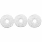 For ECOVACS Deebot T30 Pro / MAX Auto Sweeper Accessories, Spec: 3pcs White Wipes - 1