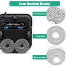 For ECOVACS Deebot T30 Pro / MAX Auto Sweeper Accessories, Spec: 3pcs White Wipes - 3