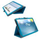 For TCL Nxtpaper 11 Plus 11.5-Inch Skin Texture All Inclusive Leather Tablet Case(Peacock Blue) - 3