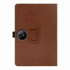 For TCL Nxtpaper 11 Plus 11.5-Inch Skin Texture All Inclusive Leather Tablet Case(Dark Brown) - 2