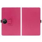 For TCL Nxtpaper 11 Plus 11.5-Inch Skin Texture All Inclusive Leather Tablet Case(Rose Red) - 2