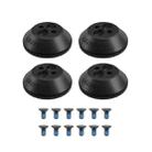 For DJI Avata 2 Sunnylife AT2-MD787 Motor Anti-dust Cover Aluminum Alloy Motor Protection Cover(Black) - 1