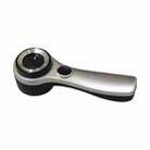 Alloy Handheld 60x USB Charging Touch Switch LED Light Optical Glass Magnifier(Silver Black) - 1