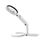 90mm 10X Foldable Handheld Magnifying Glass With 8 LED Lights - 3