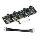 Yahboom 4 Channel Infrared Tracking Sensor Module For Smart Car Robot, Spec: Module+ 6Pin Cable - 1