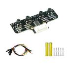 Yahboom 4 Channel Infrared Tracking Sensor Module For Smart Car Robot, Spec: With DuPont Cable+23mm Copper Column - 1
