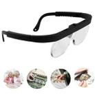11537A 1.5/2.5/3.5X Eyeglass-style Magnifying Glass Head-mounted Magnifying Glass for Carving Repair Work - 1