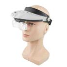 81001-G Dual LED Light Elderly Reading Head-Mounted Magnifying Glass With Replaceable Lenses For Repairing Presbyopic Glasses - 1