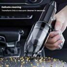 SUITU ST-8113 Outdoor Turbine Fan Home Lithium-ion Dust Blower Handheld Hair Dryer, Style: Blower+Vacuum Cleaner Gray - 2