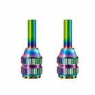 For DJI Mavic 4 Pro / RC Pro 2 Remote Controller Joystick Stainless Steel Thumb Rocker 1pair Colorful - 1