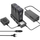 For DJI Mavic 3 YX Battery Charger Discharger Hub 3-in-1 Smart Charging Station With Color Screen EU Plug - 1