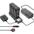 For DJI Mavic 3 YX Battery Charger Discharger Hub 3-in-1 Smart Charging Station With Color Screen UK Plug - 1