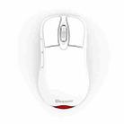 MKESPN Tri-Mode Wireless Gaming Mouse 24000 DPI, 6 RGB Lighting Modes, Rechargeable, Macro Programmable White - 1
