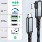5m Type-C VR Streaming Connection Cable 10GB High-Speed Transmission Elbow Smart Device Cable, For Meta Quest 2 / 3 / PICO 4 / Apple Vision Pro / PSVR 2 - 5