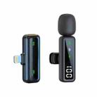 H67 8 Pin Single Mic Live Noise Reduction Video Shooting Mini Mobile Phone Microphone Digital Wireless Lapel Microphone - 1