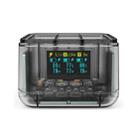 For GoPro HERO13 Black Triple Battery Charger Smart Charging Dock With OLED Display(Transparent Black) - 1