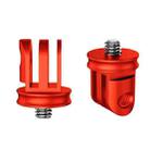 TFSM063-B Three-Slot Adapter Camera Cage 360-Degree Rotating Connector Tripod 1/4 Inch Adapter - 1