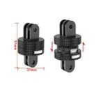 TFSM106  2-page To 3-page Card Slot Action Camera Quick Release Adapter Tripod Accessories - 2