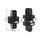 TFSM107  3-page To 3-page Card Slot Action Camera Quick Release Adapter Tripod Accessories - 2