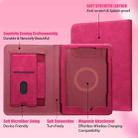 For Kindle Paperwhite 12th Gen 2024/ 11th Gen 2021 Leather Case Supports Magnetic Wireless Charging, Foldable Stand, Auto Sleep/Wake(Rose Red) - 3