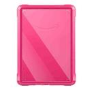 For Kindle Paperwhite 12th Gen 2024 Clear Case TPU+PC Lightweight Scratch-Proof Cover Deep Rose Red - 1