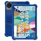 For DOOGEE A9/A9 Pro 10.1 Inch Tablet Silicone Case Anti-Scratch Protective Cover with Kickstand(Blue) - 1