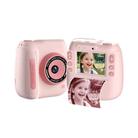 Children Instant Print Digital Camera Dual Front Rear Cameras HD Mini Camera(Pink) - 1