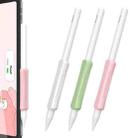 For Apple Pencil Pro / USB-C / 2 AhaStyle DD07 3pcs Silicone Pen Grip(White+Green+Pink) - 1