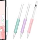 For Apple Pencil Pro / USB-C / 2 AhaStyle DD07 3pcs Silicone Pen Grip(Pink+Purple+Green) - 1