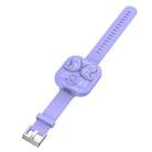 Bluetooth Sleep Earphones Video Like Remote Control E-book Page Turner(Purple) - 1