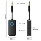 2-In-1 Bluetooth 5.4 Audio Adapter Transmitter/Receiver 3.5mm AUX For Car/TV/Headphones - 6