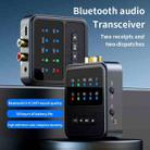 2-in-1 Bluetooth 5.4 Audio Transceiver HiFi Transmitter/Receiver, HD Calls, RCA/3.5mm AUX for Car/Home Stereo - 2