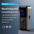 2-In-1 Bluetooth 5.4 Transmitter & Receiver AUX Car/Travel Adapter with 3.5mm Jack, TF Card Slot, Lapel Clip Design - 2