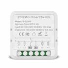FS-02HW 2CH WiFi+Bluetooth 10A Smart Switch Voice Timer Switch For Amazon Alexa / Google Assistant - 1